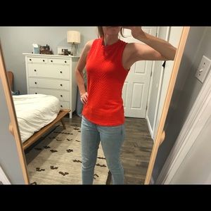 Maeve mockneck tank top